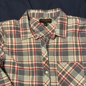 Banana Republic 3/4 sleeve button down